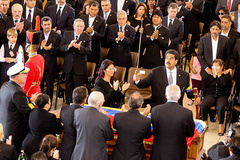 رییس جمهور در مراسم وداع و بزرگداشت هوگوچاوز